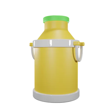 Milk Container  3D Icon