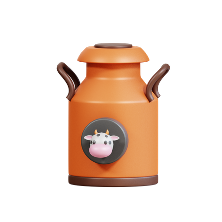 Milk Container  3D Icon