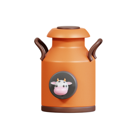 Milk Container  3D Icon