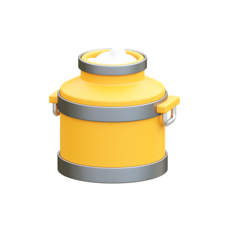 Milk Container  3D Icon