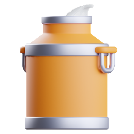 Milk Container  3D Illustration