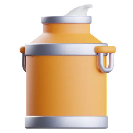 Milk Container  3D Illustration