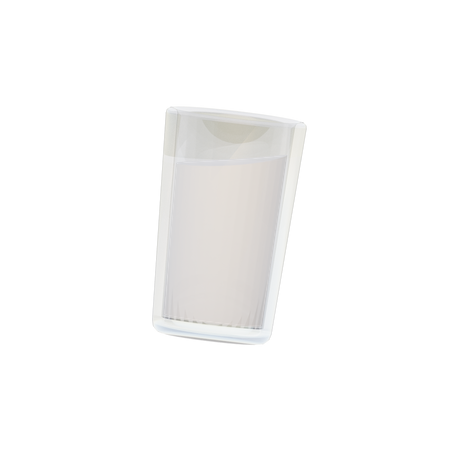 Milk Glass 3D Illustration
