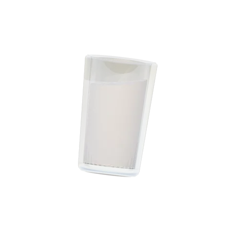Milk Glass  3D Illustration
