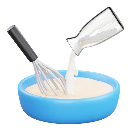 Milk Mixture  3D Icon