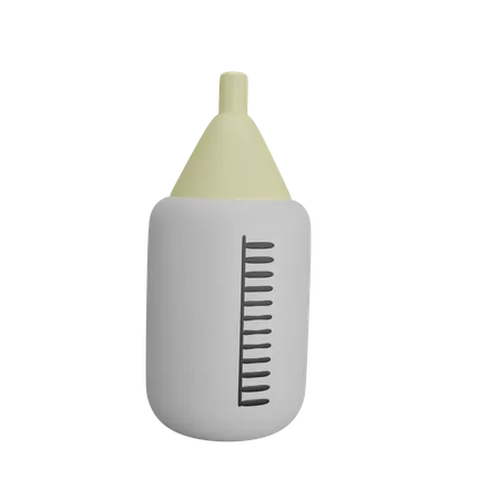 Milk Bottles For Drinking 3D Icon