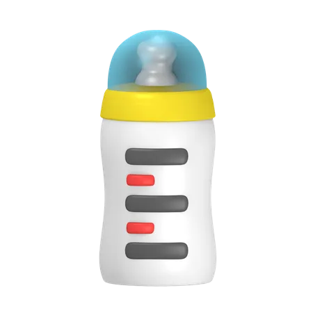 Milk Pacifier Dot  3D Illustration