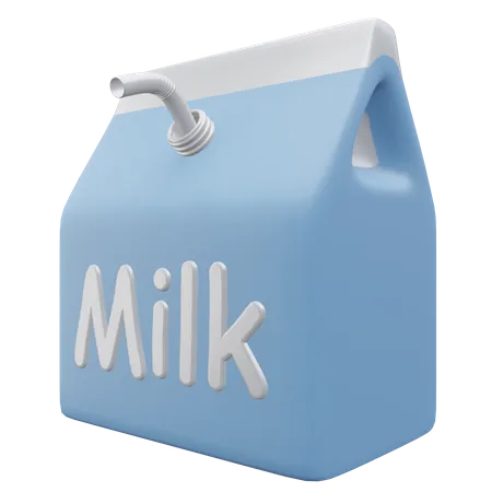 Milk Pack  3D Icon