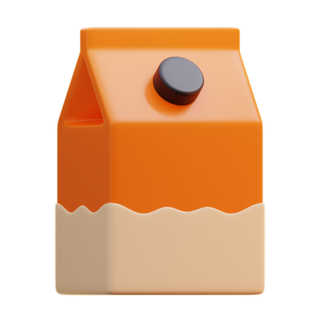 Milk Pack  3D Icon