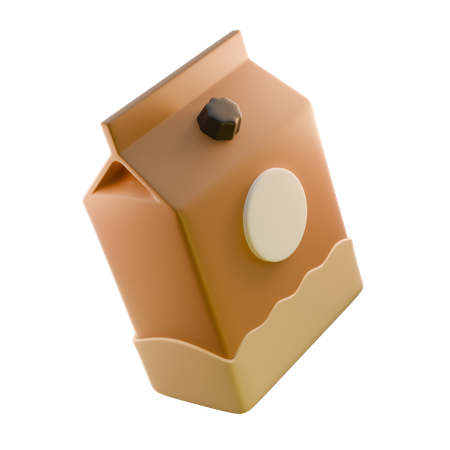 Milk Pack  3D Icon