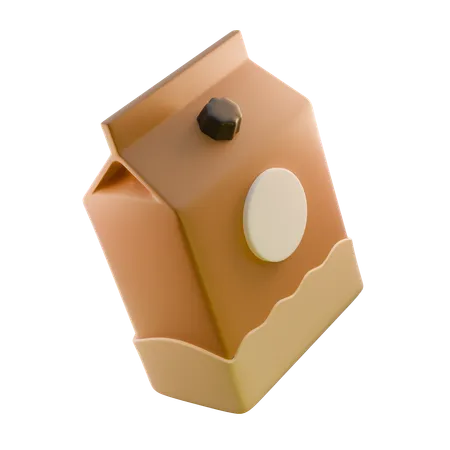 Milk Pack  3D Icon