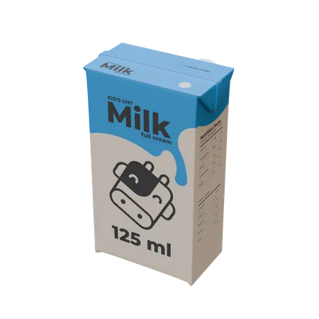 Milk Pack  3D Icon