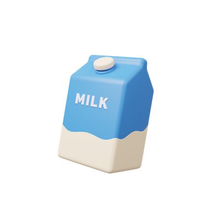 Milk Pack  3D Icon