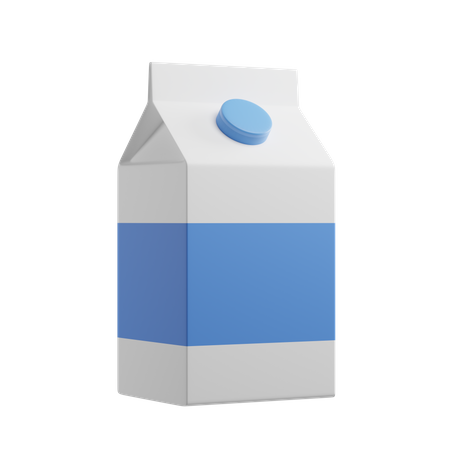 Milk Pack  3D Illustration