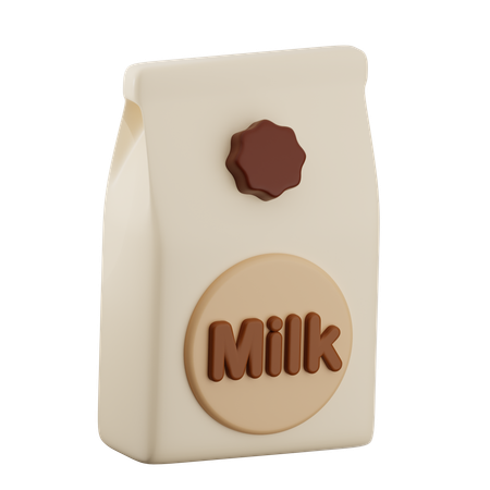 Milk Package  3D Icon