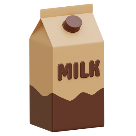 Milk Package  3D Icon