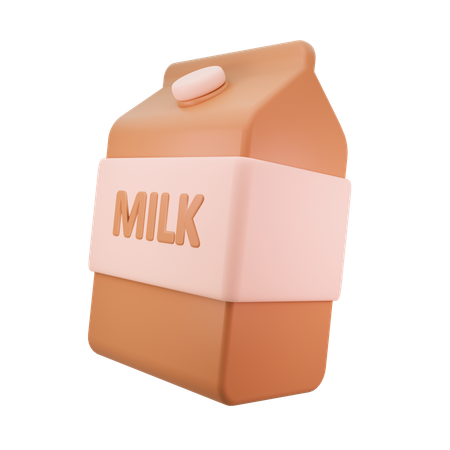 Milk Package  3D Icon
