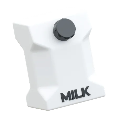 Milk Package 3 D Render Illustration Icon 3D Icon