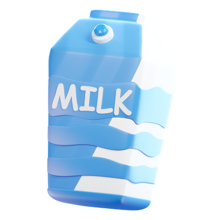 Milk Packet  3D Icon