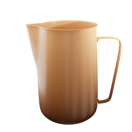 Milk Pot  3D Illustration