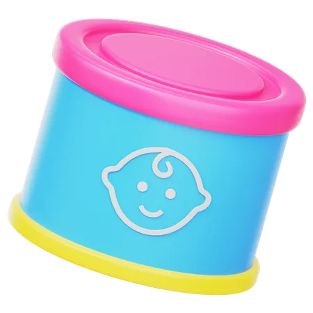 Milk Powder  3D Icon