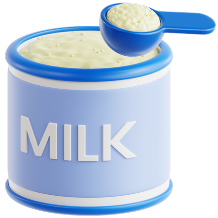 Milk Powder  3D Icon