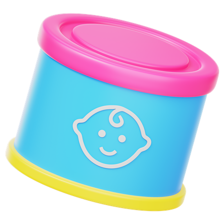 Milk Powder  3D Icon
