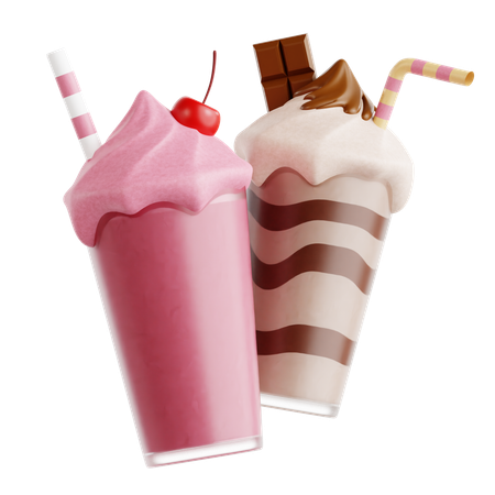 Milk-shake  3D Icon