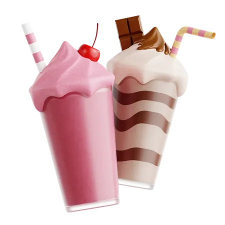 Milk-shake  3D Icon