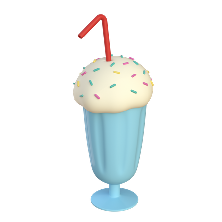 Milk-shake  3D Icon