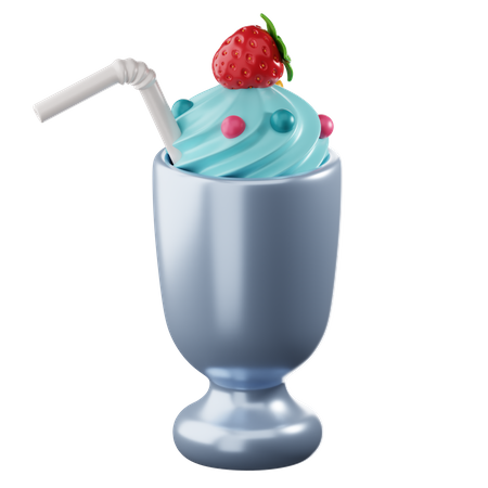 Milk Shake  3D Icon
