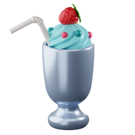 Milk Shake  3D Icon