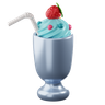 milk-shake emoji 3d