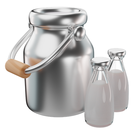 Milk Tank  3D Icon