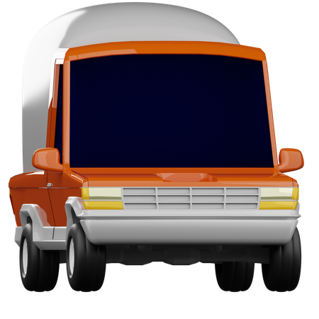 Milk Truck  3D Icon