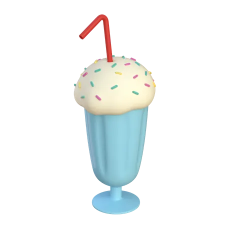 Milkshake 3D Icon