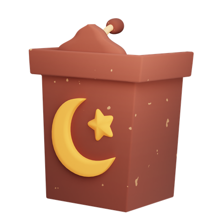 설교단  3D Icon