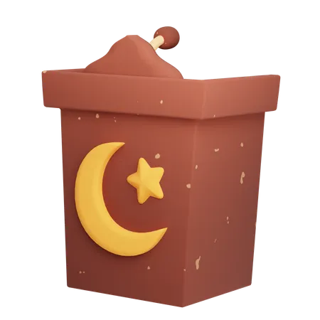 설교단  3D Icon
