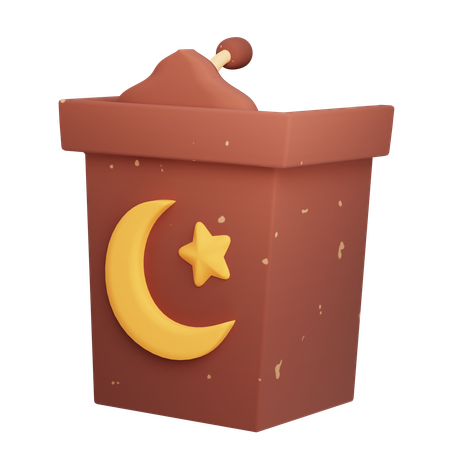 Mimbar  3D Icon