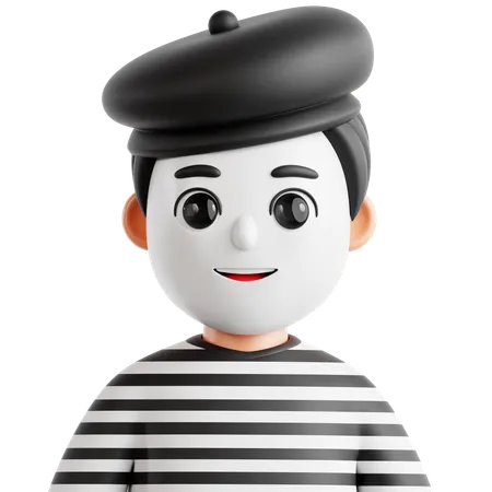 Mime  3D Icon