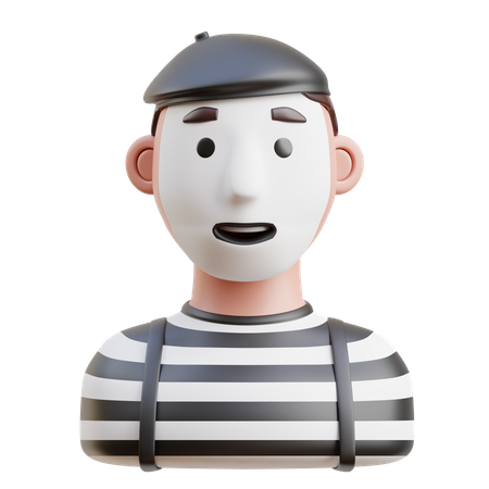 Mime  3D Icon