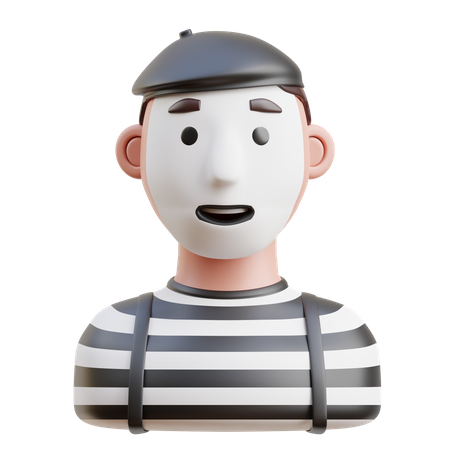 Mime  3D Icon