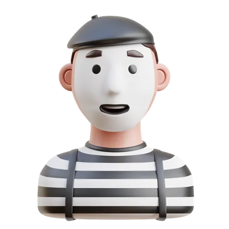 Mime  3D Icon