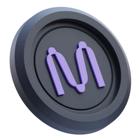 Mina Cryptocurrency  3D Icon