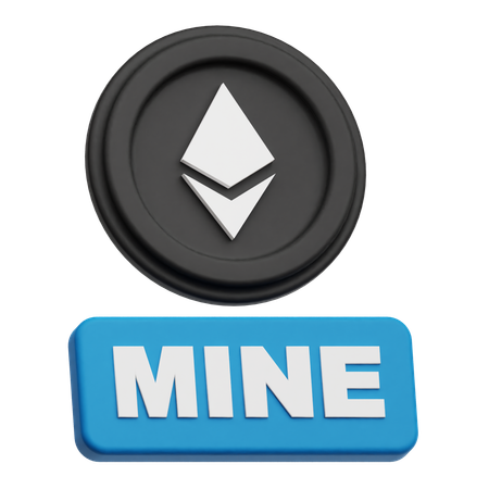 Mina ethereum  3D Icon