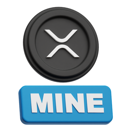 Mina XRP  3D Icon