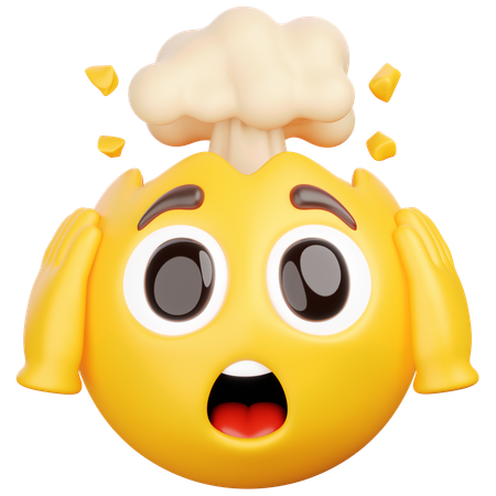 Mind Blown  3D Icon