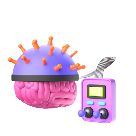 Mind Control  3D Icon