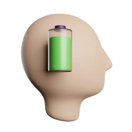 Mind Energy Power 3D Icon