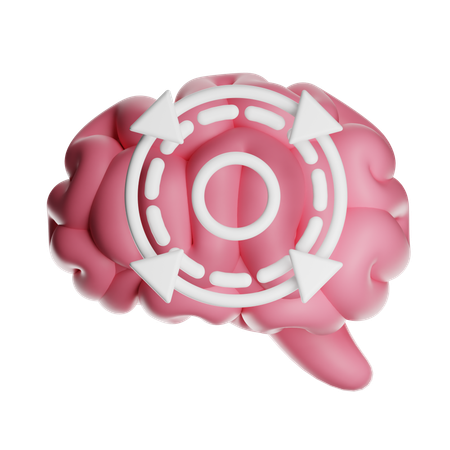Mind Goal  3D Icon